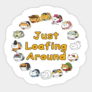 Just Loafing Around Sticker